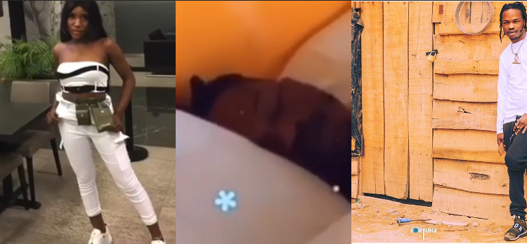 Lady posts her bedroom video with Naira Marley