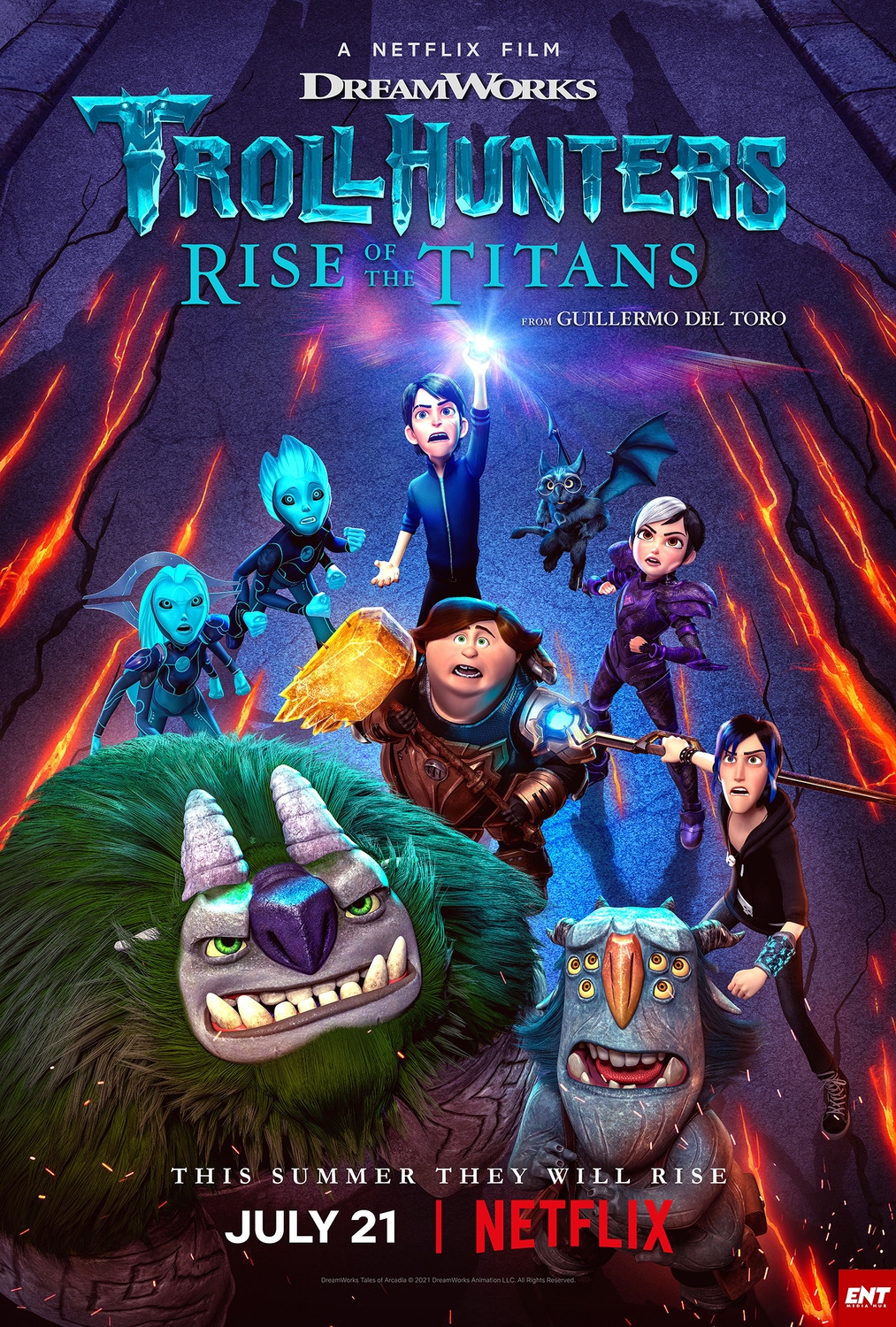 MOVIE : Trollhunters - Rise of the Titans (2021) (Animation)